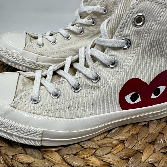 Converse x Comme des Garcons Chuck 70 PLAY Sneakers Size 8 Women\'s